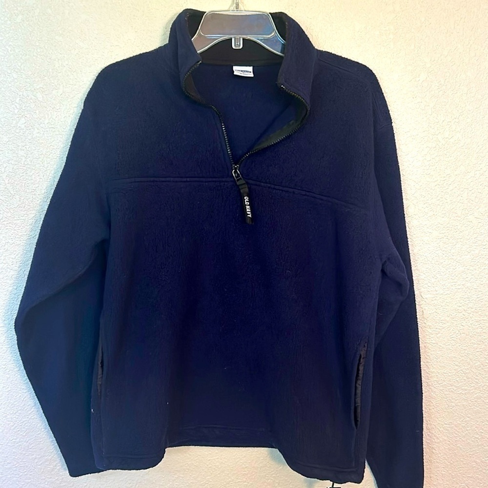 Old Navy blue fleece size medium.